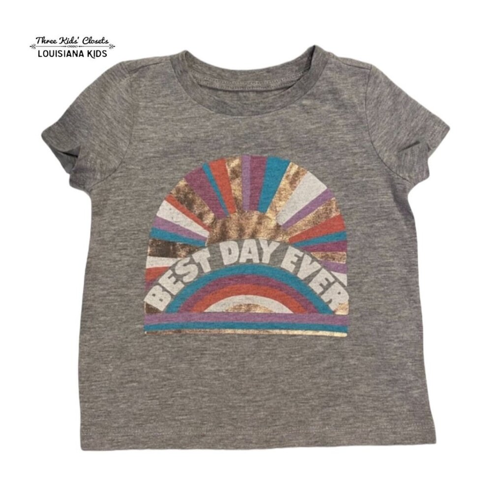Odin & Ivy 2T Sunshine Rainbow Best Day Ever Shirt
